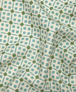 Liberty Interiors Furnishing Fabrics^Tapestry Trellis Cotton in Purslane