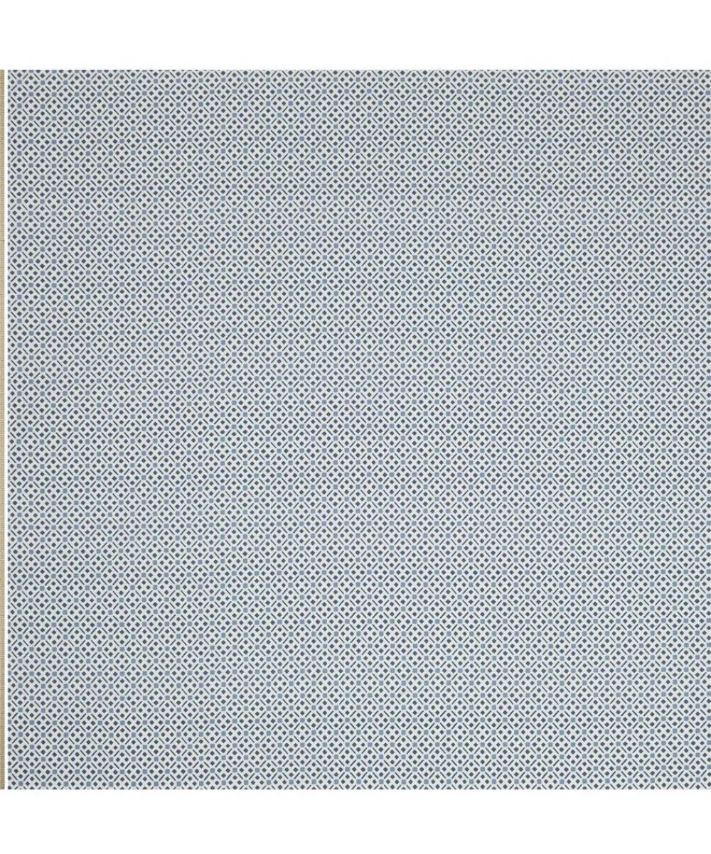 Liberty Interiors Furnishing Fabrics^Tapestry Trellis Cotton in Lapis
