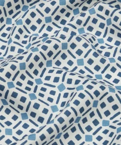Liberty Interiors Furnishing Fabrics^Tapestry Trellis Cotton in Lapis