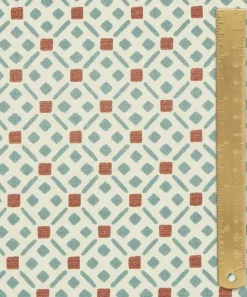 Liberty Interiors Furnishing Fabrics^Tapestry Trellis Cotton in Robins Egg
