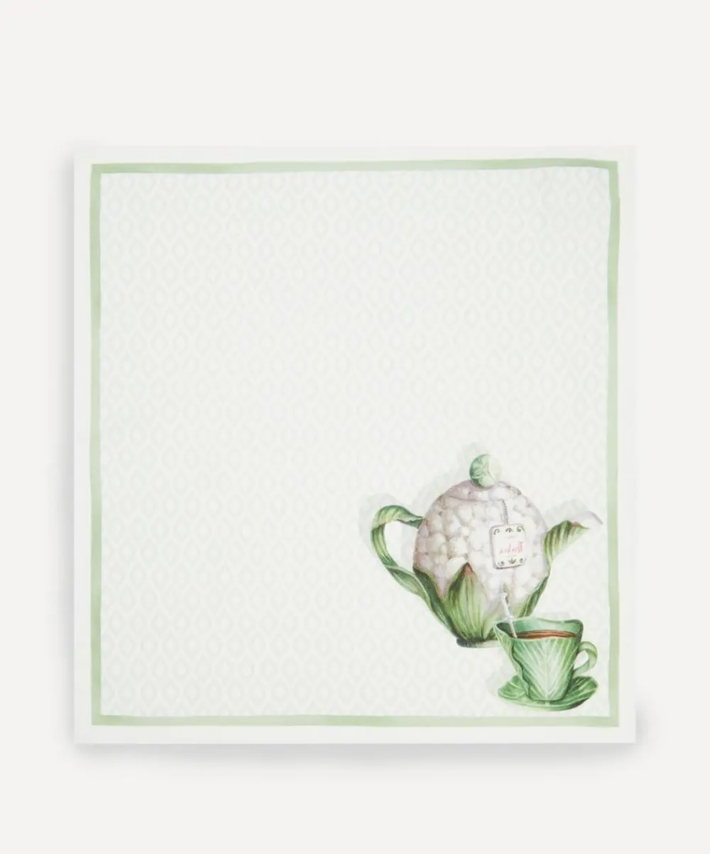 Tessitura Toscana Telerie Tableware^Tea Time Cotton Napkins Set of 4