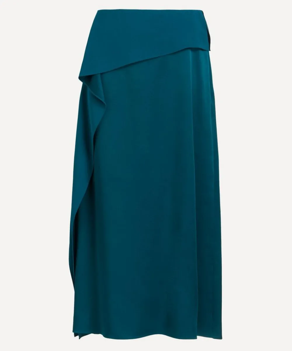 Erdem Skirts^Teal A-Line Skirt