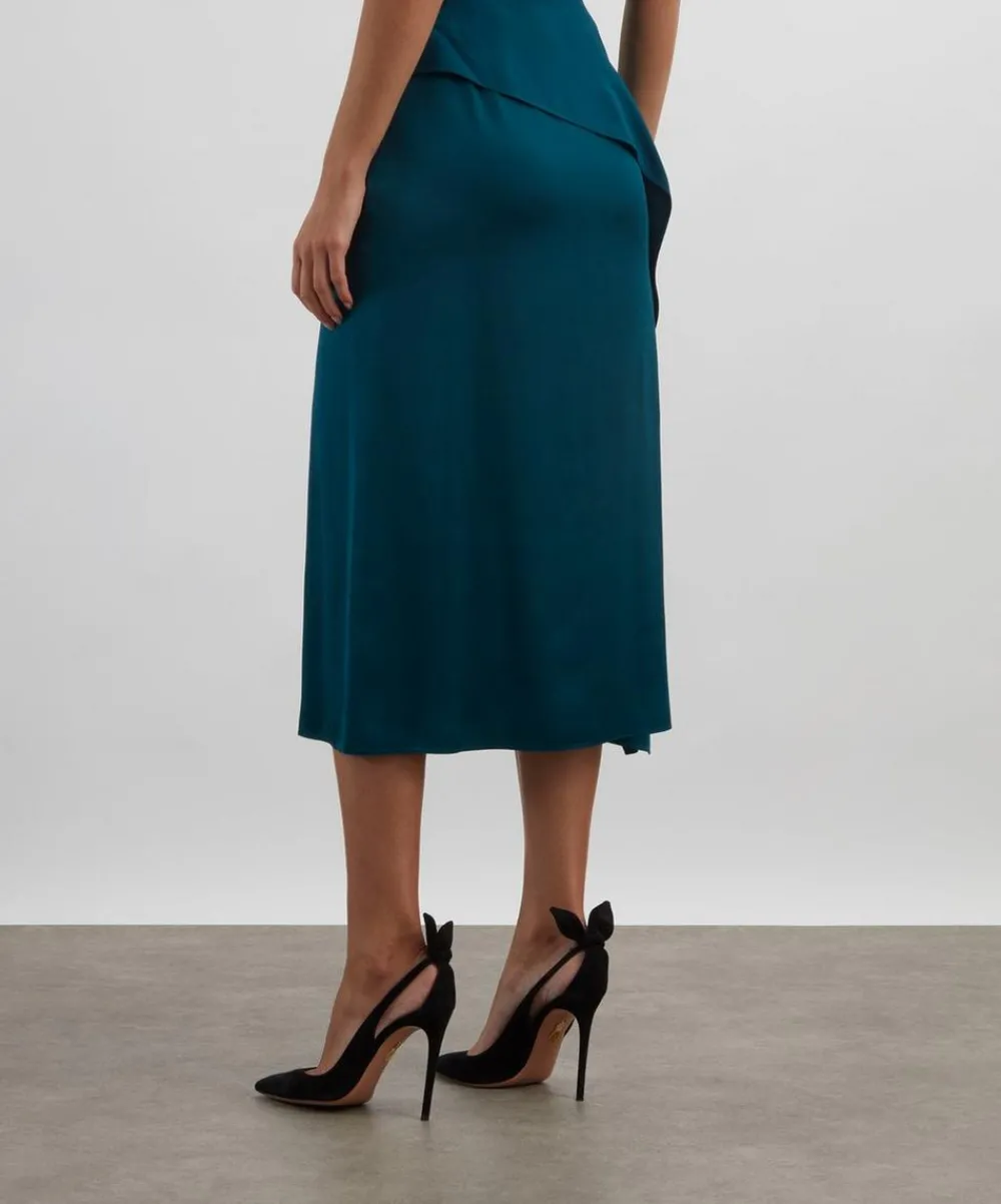 Erdem Skirts^Teal A-Line Skirt