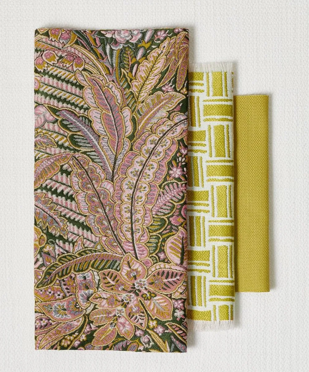 Liberty Interiors Furnishing Fabrics^Tempera Marwood in Fennel – Outdoor