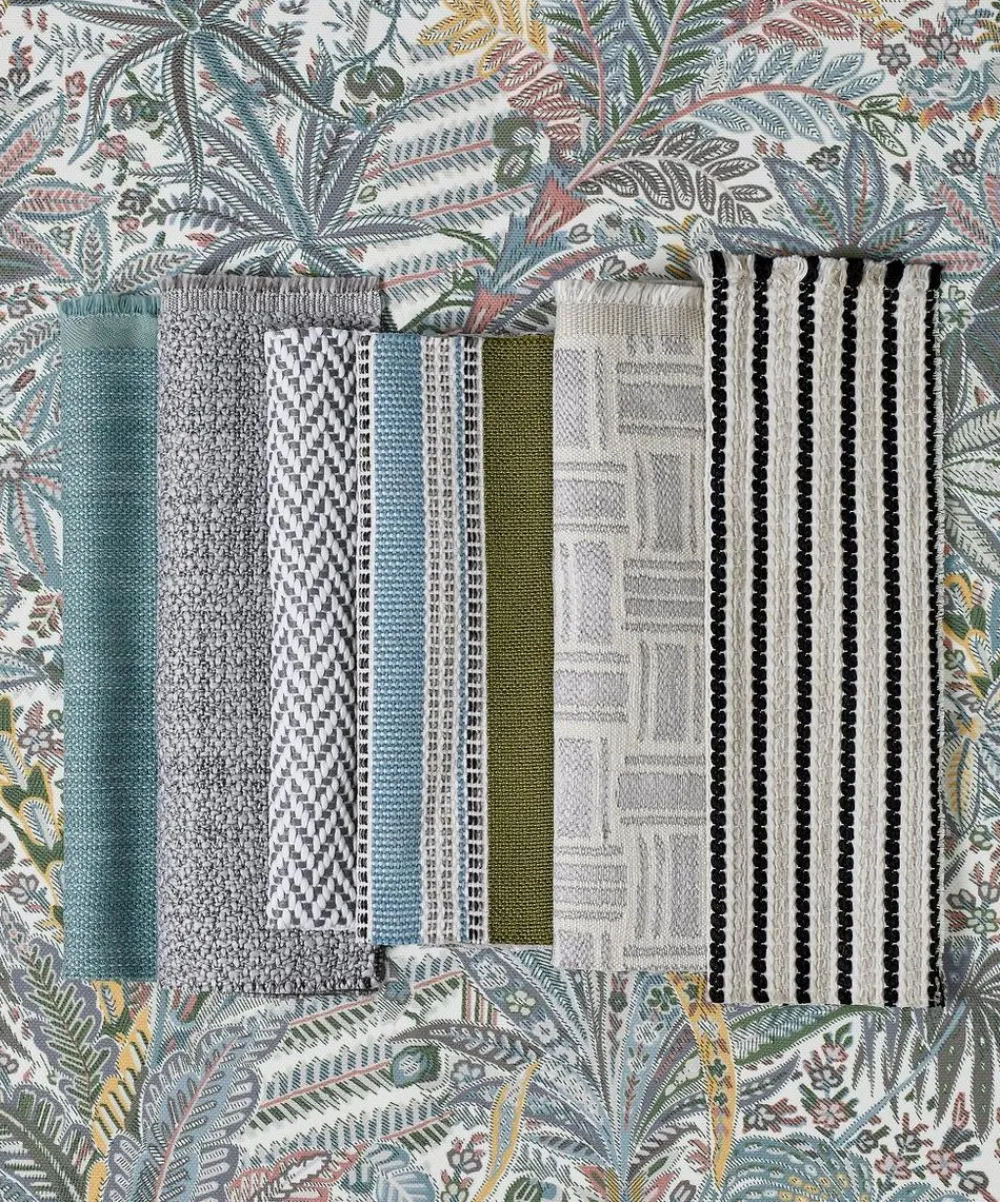 Liberty Interiors Furnishing Fabrics^Tempera Marwood in Salvia – Outdoor