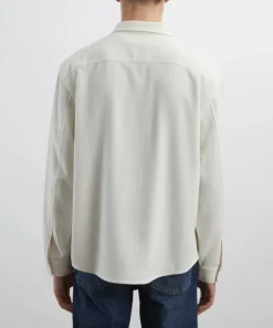 Frame Shirts^Textured Long-Sleeve Shirt