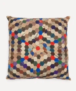 By Walid Cushions^19th-Century Aubusson Tapestry Silk Cushion 1175