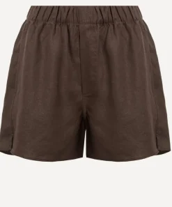 With Nothing Underneath Trousers & Shorts^The Boxer Chocolate Hemp Shorts
