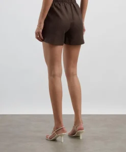 With Nothing Underneath Trousers & Shorts^The Boxer Chocolate Hemp Shorts
