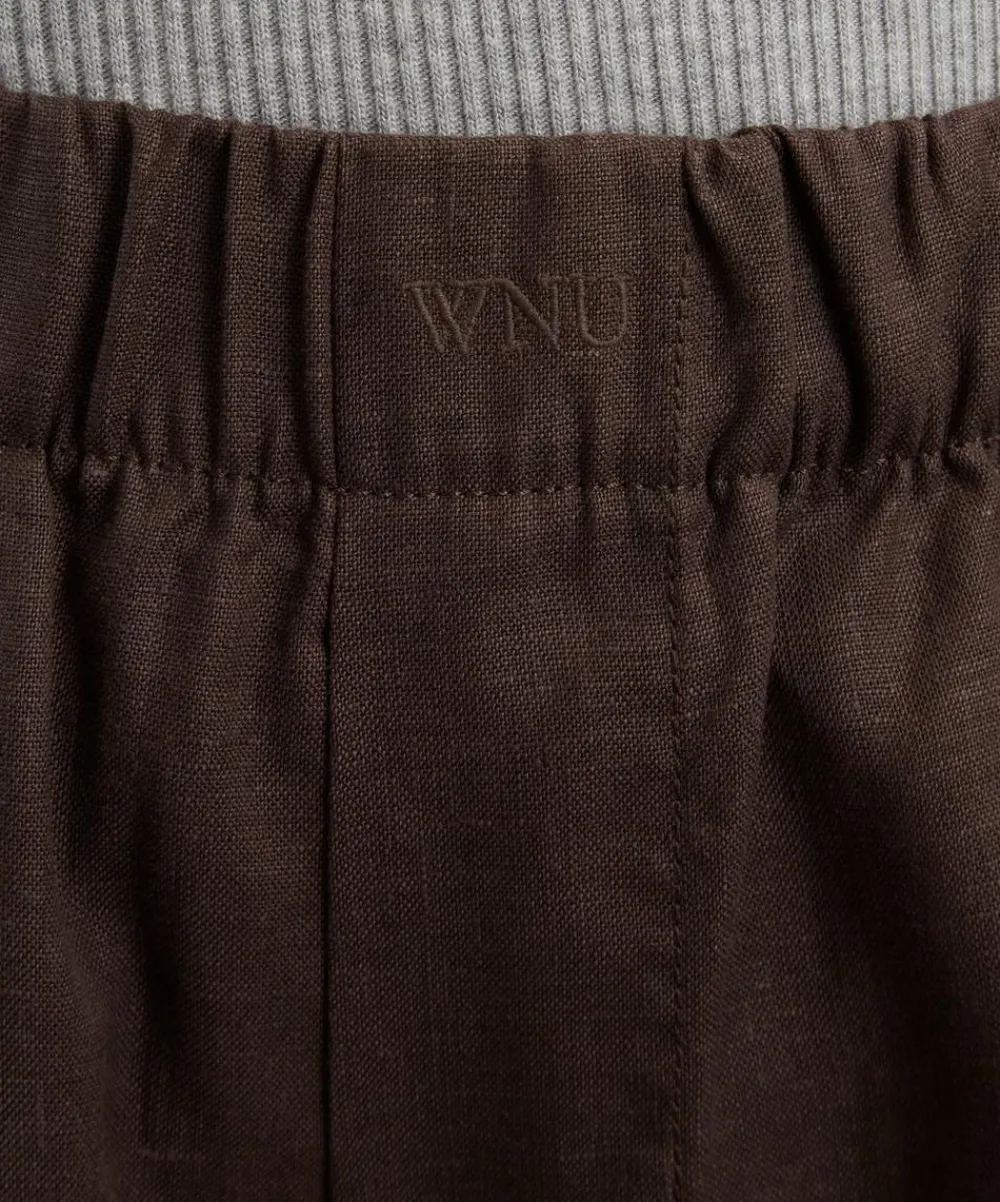 With Nothing Underneath Trousers & Shorts^The Boxer Chocolate Hemp Shorts