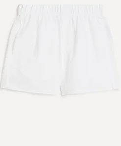 With Nothing Underneath Trousers & Shorts^The Boxer White Seersucker Shorts