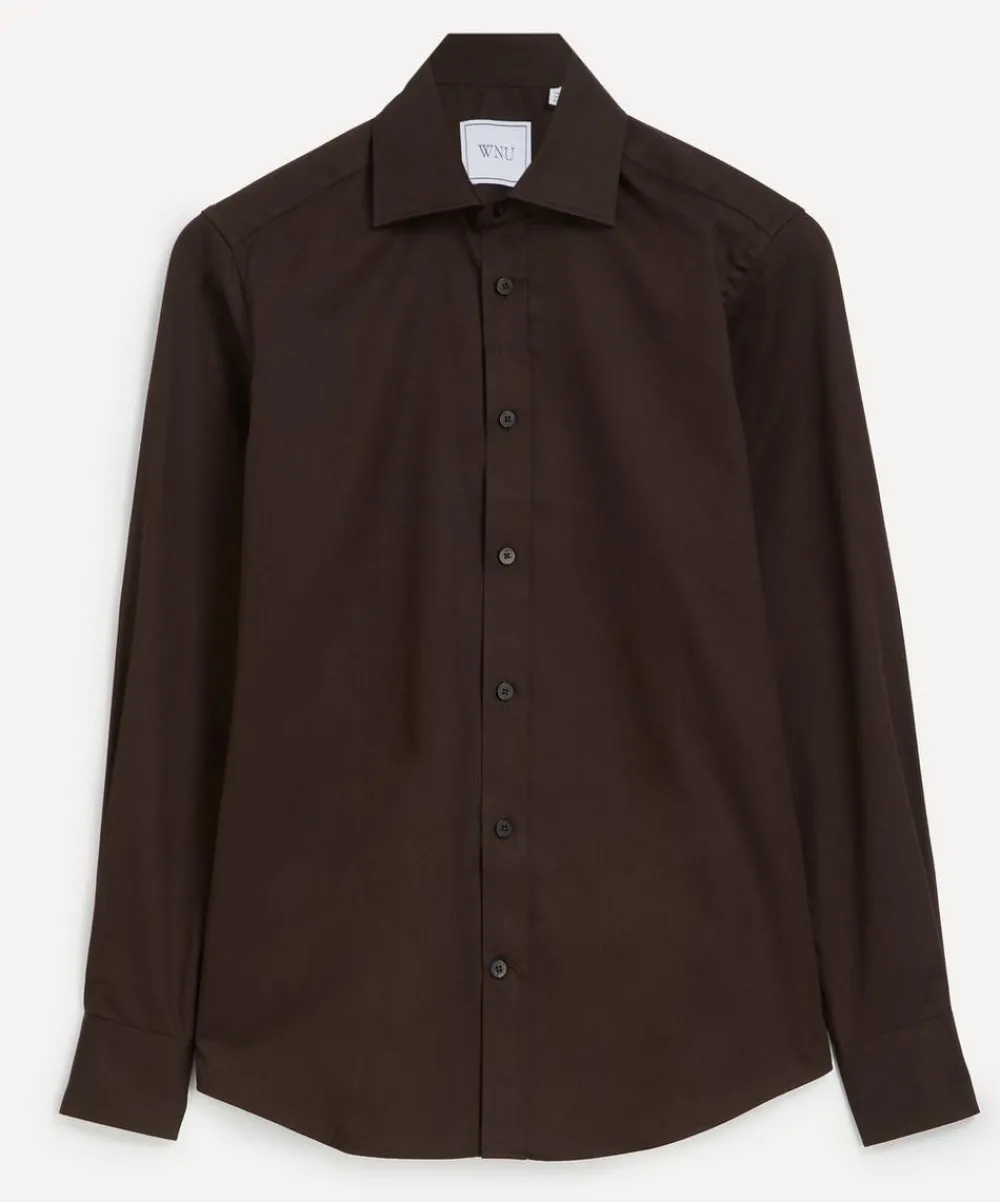 With Nothing Underneath Tops^The Boyfriend Cotton Poplin Shirt
