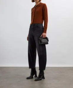 Frame Jeans^The Bubble Crop Jeans in Limitless Raw Fray