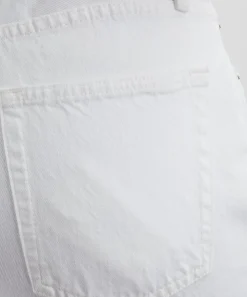 Frame Jeans^The Lax High-Rise Flare Jeans in White Raw Fry