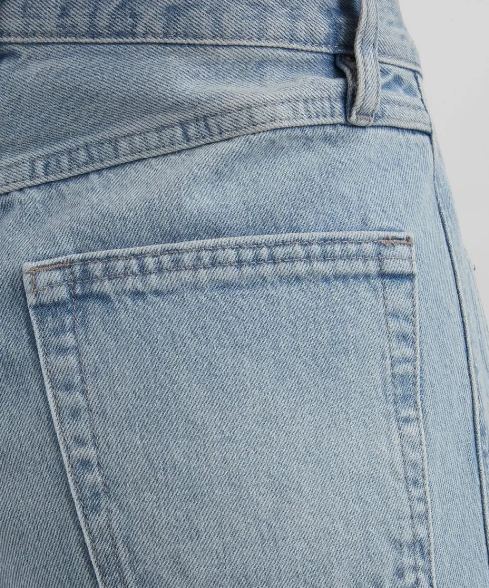 Frame Jeans^The Twisted High-Rise Barrel Jeans in Never