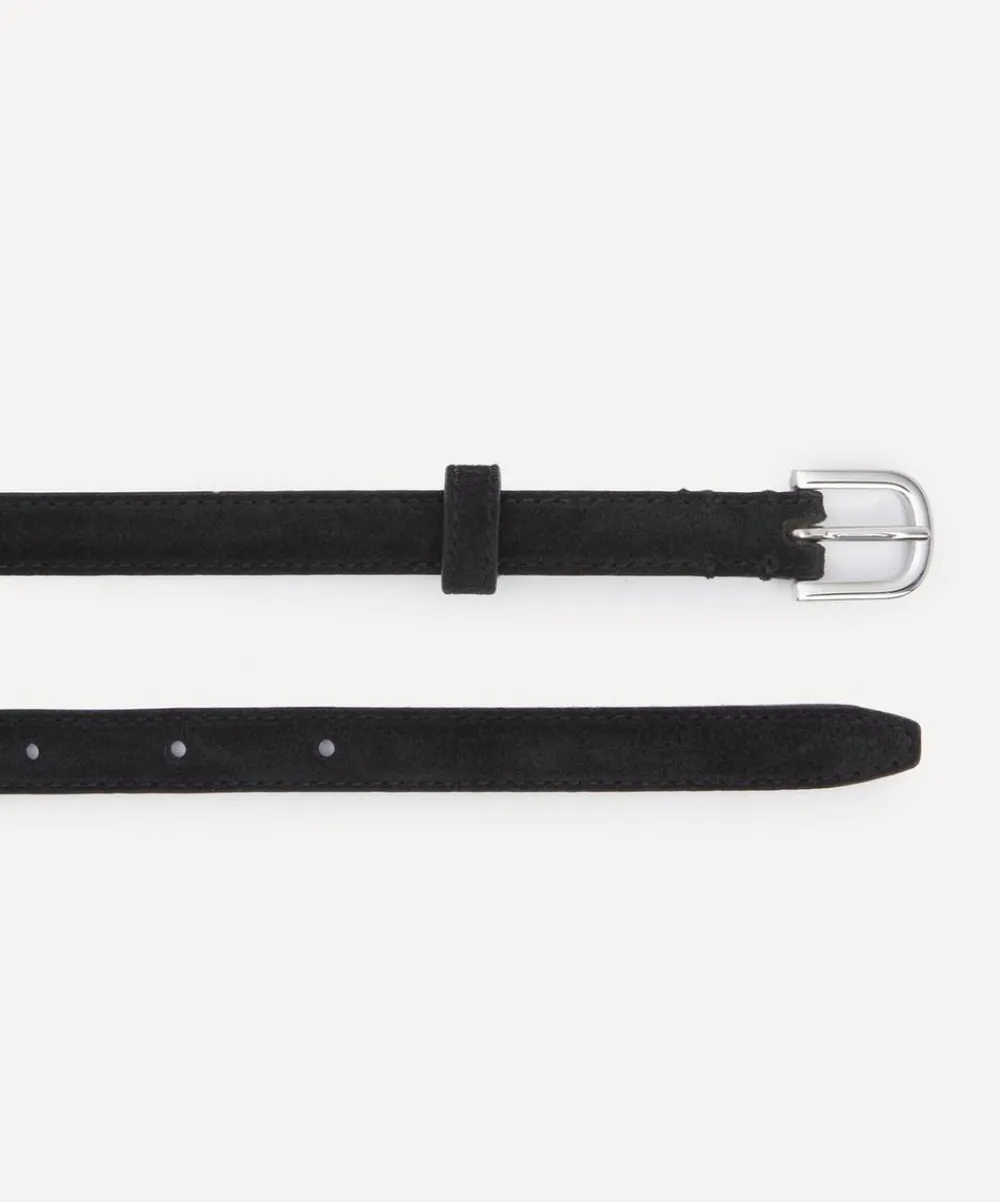 Toteme Belts^Thin Suede Belt