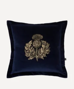 Timorous Beasties Cushions^Thistle Cotton Velvet Cushion