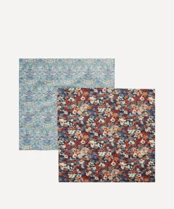 Coco & Wolf Tableware^Thorpe and Strawberry Thief Spring Wavy Edge Napkins Set of Two