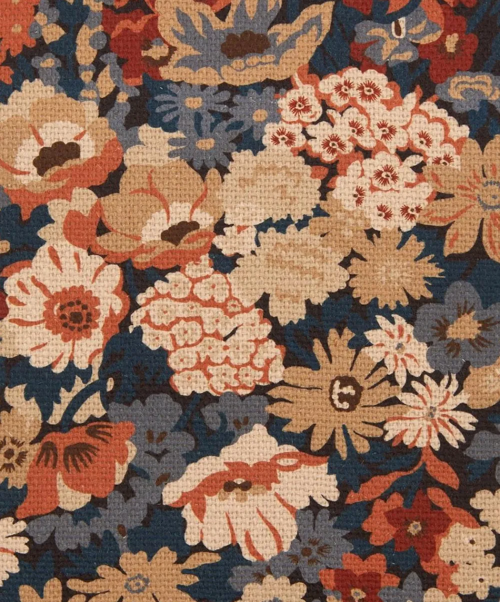 Liberty Interiors Furnishing Fabrics^Thorpe House Linen in Madder