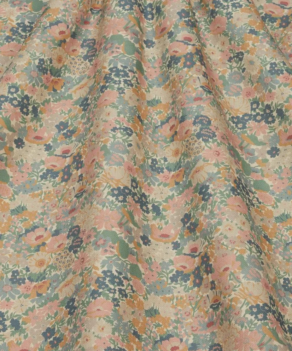 Liberty Interiors Furnishing Fabrics^Thorpe House Linen in Slipper