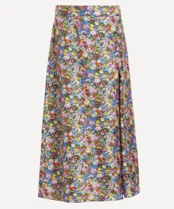 Liberty Skirts^Thorpeness Silk Soft Pleat Skirt