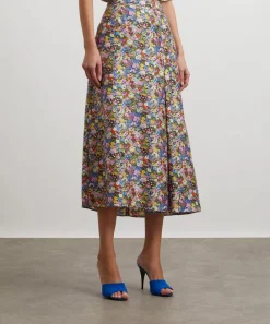 Liberty Skirts^Thorpeness Silk Soft Pleat Skirt