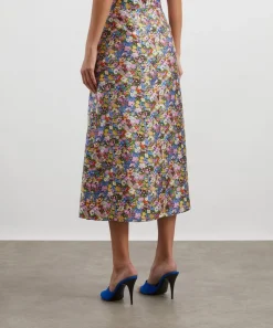 Liberty Skirts^Thorpeness Silk Soft Pleat Skirt