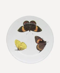 Astier de Villatte Tableware^Three Butterflies Plate