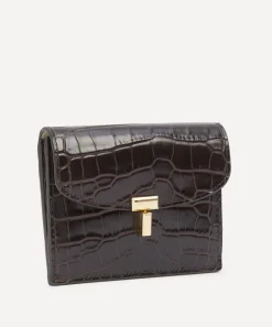 Toteme Purses & Pouches^T-Lock Croco-Embossed Cardholder