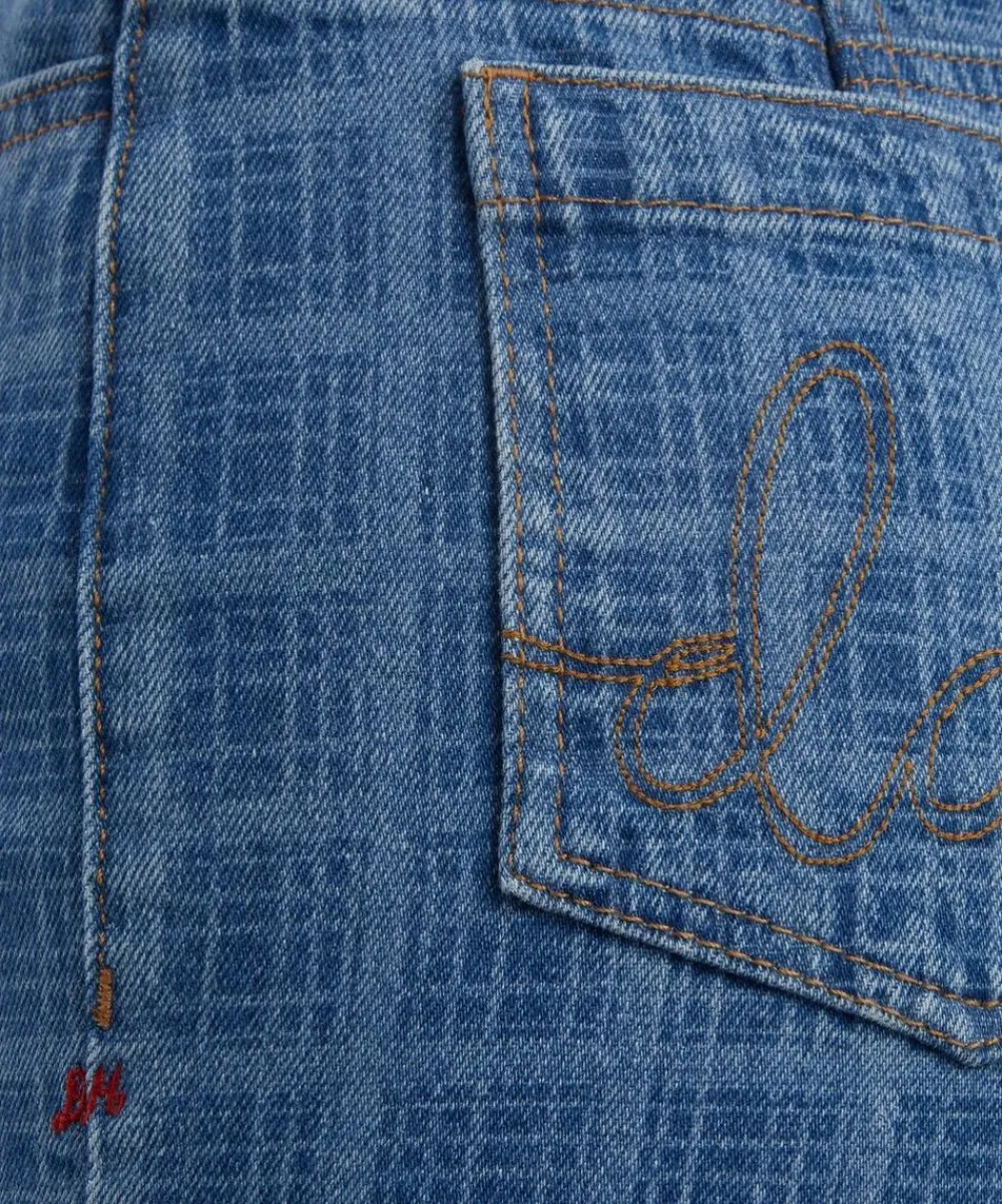 Damson Madder Jeans^Tovie Laser Check Jeans