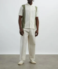 Fred Perry Shirts^Towelling Panel Polo Shirt