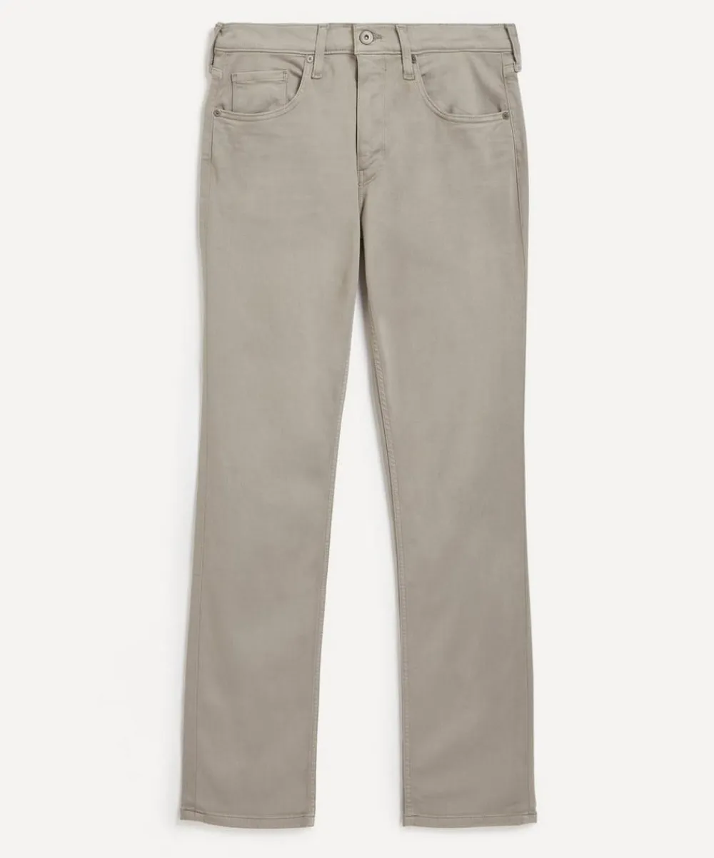 Paige Jeans^Transcend Federal Slim Straight Jeans in Silver Pearl