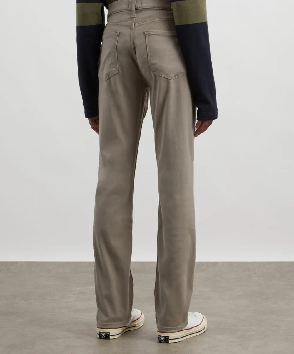 Paige Jeans^Transcend Federal Slim Straight Jeans in Silver Pearl