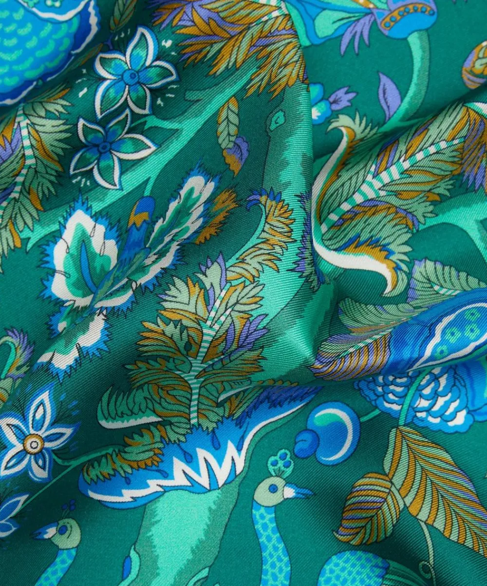 Liberty Scarves^Tree of Life 90x90 Silk Scarf