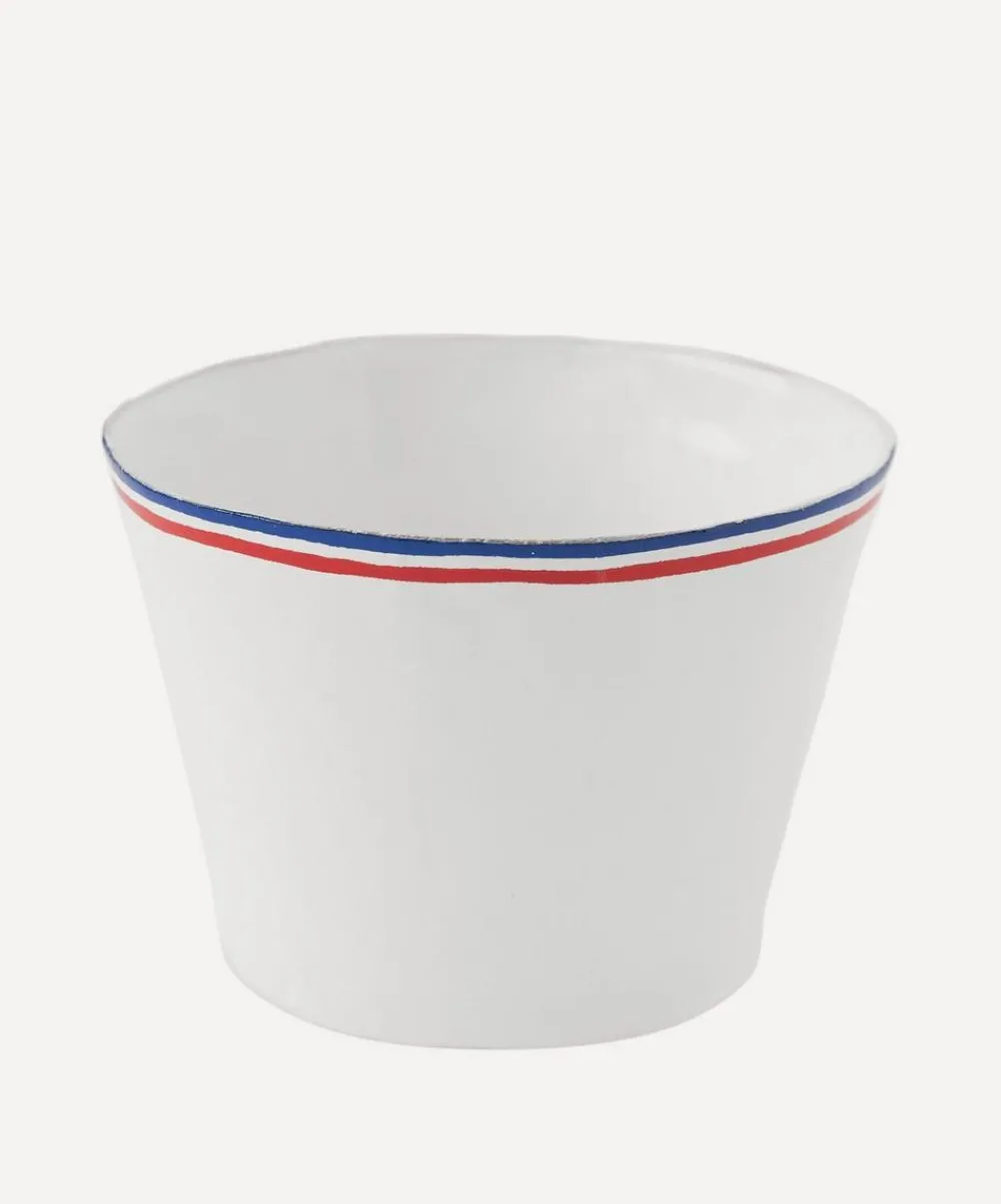 Astier de Villatte Mugs^Tricolore Very Large Cup Without Handle