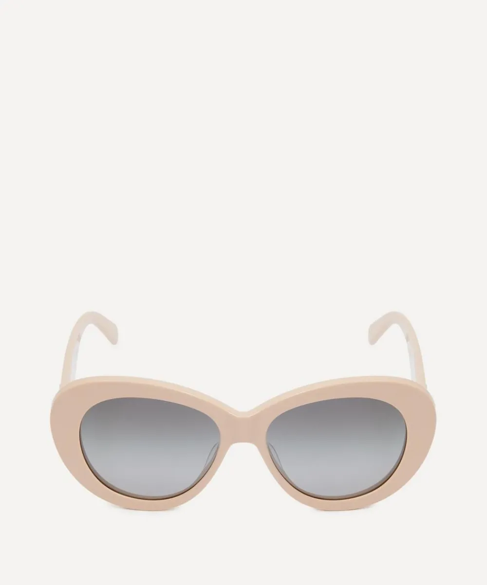 Celine Sunglasses & Glasses^Triomphe Rose Acetate Butterfly Sunglasses