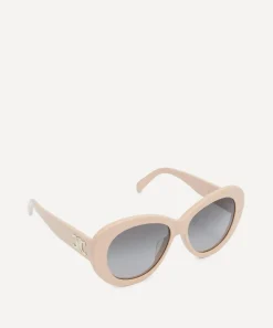 Celine Sunglasses & Glasses^Triomphe Rose Acetate Butterfly Sunglasses