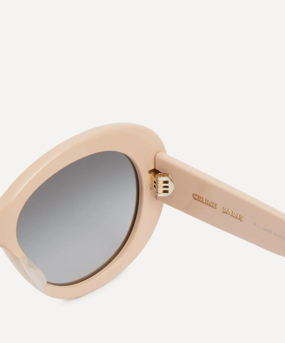 Celine Sunglasses & Glasses^Triomphe Rose Acetate Butterfly Sunglasses