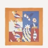 Liberty Scarves^Tropical Floral 135X135 Modal-Cashmere Scarf