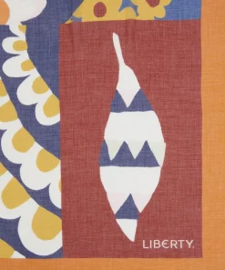 Liberty Scarves^Tropical Floral 135X135 Modal-Cashmere Scarf