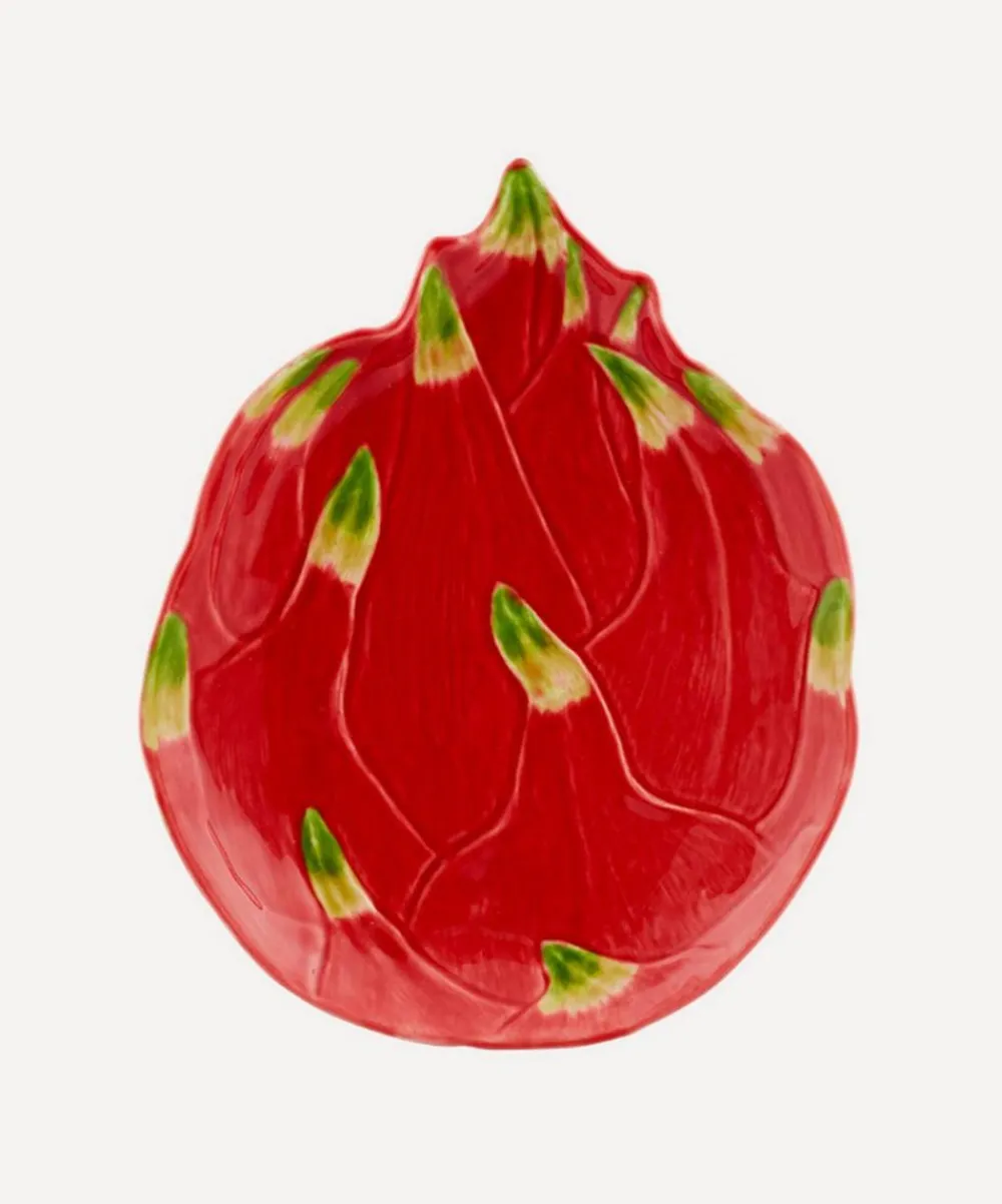 Bordallo Pinheiro Tableware^Tropical Fruits Pitaya Dessert Plate