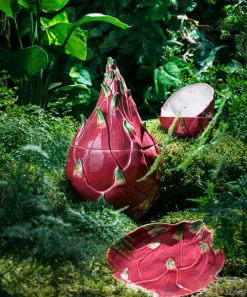 Bordallo Pinheiro Tableware^Tropical Fruits Pitaya Dessert Plate