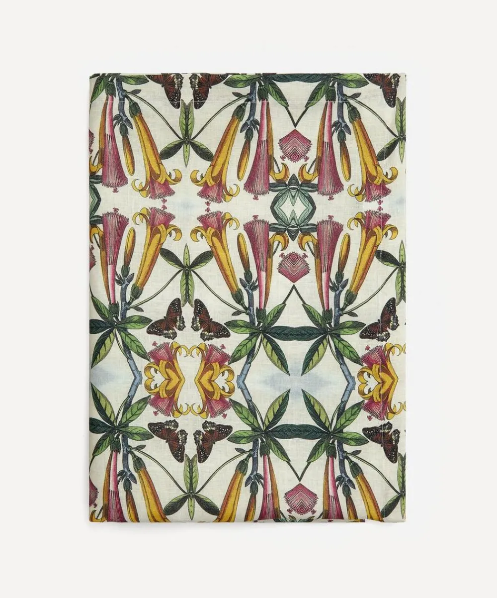 Avenida Home Tableware^Trumpet Flower 200x150cm Linen Tablecloth
