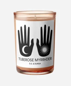D.S. & Durga Candles & Candle Holders^Tuberose Myrrhder Candle 200g