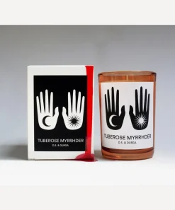 D.S. & Durga Candles & Candle Holders^Tuberose Myrrhder Candle 200g