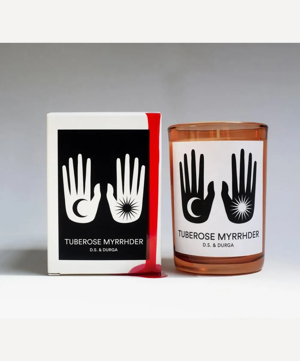 D.S. & Durga Candles & Candle Holders^Tuberose Myrrhder Candle 200g