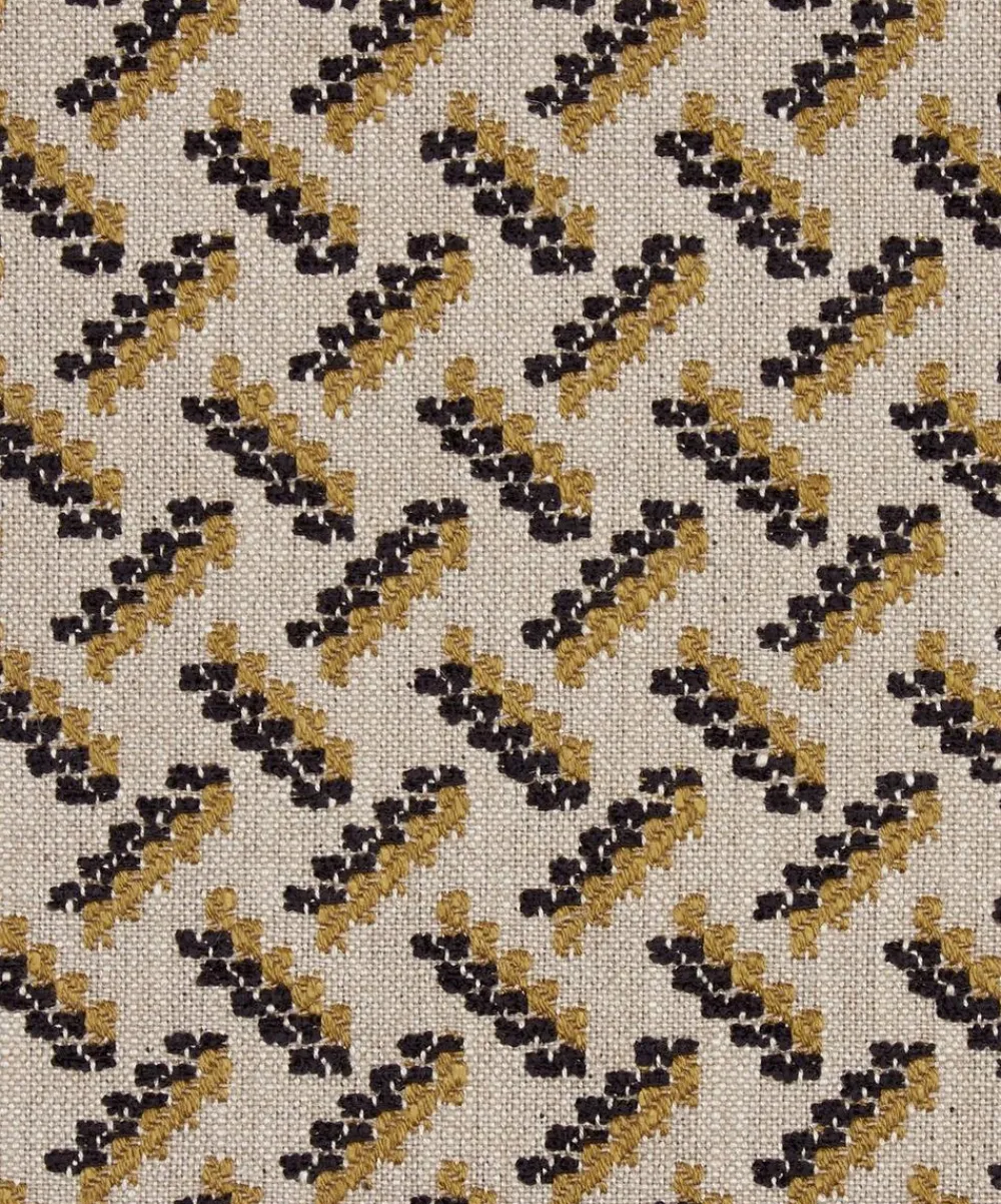 Liberty Interiors Furnishing Fabrics^Tudor Brick in Twill Grey