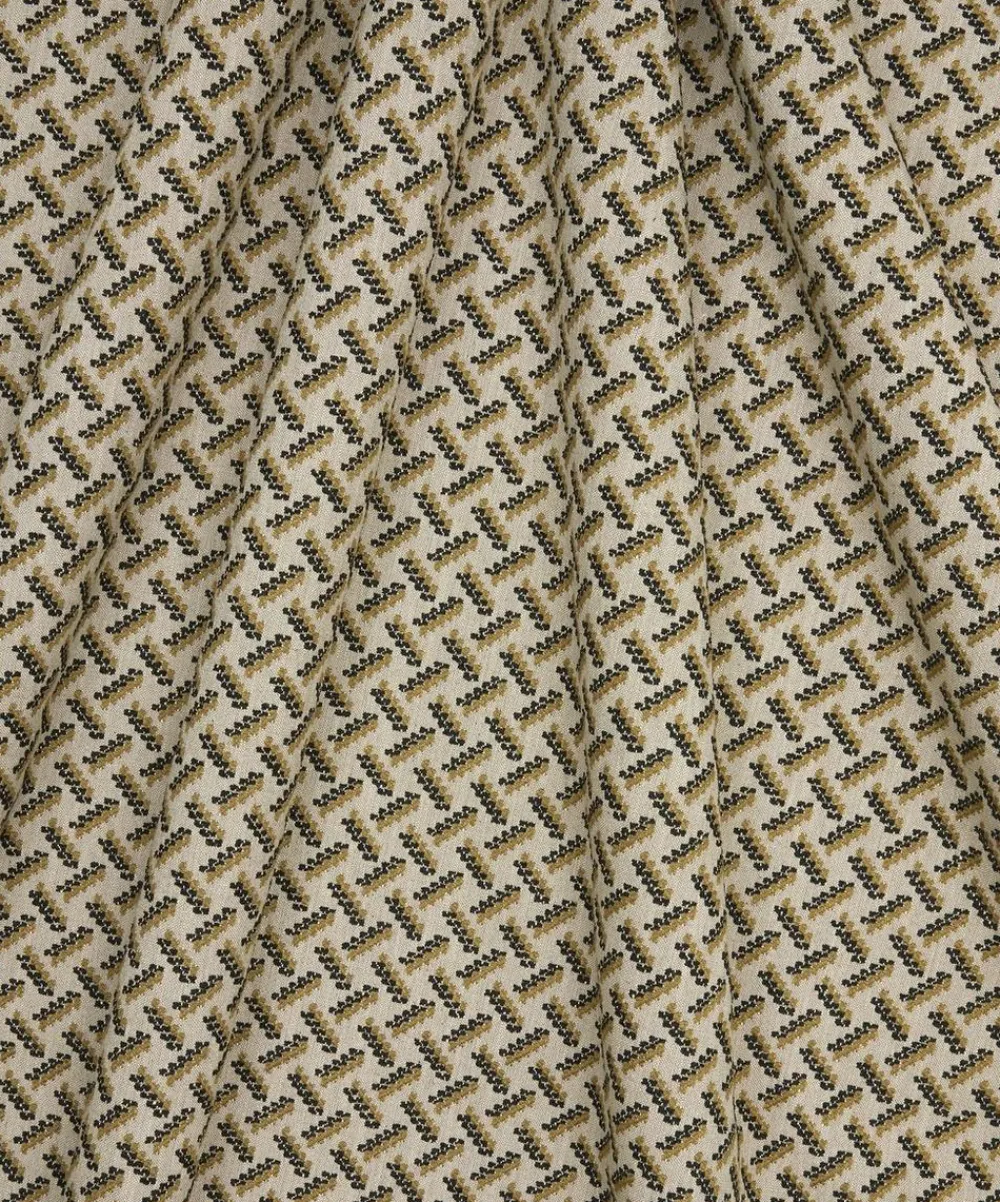 Liberty Interiors Furnishing Fabrics^Tudor Brick in Twill Grey