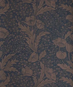 Liberty Interiors Wallpaper|Wallpaper^Tudor Poppy in Ink