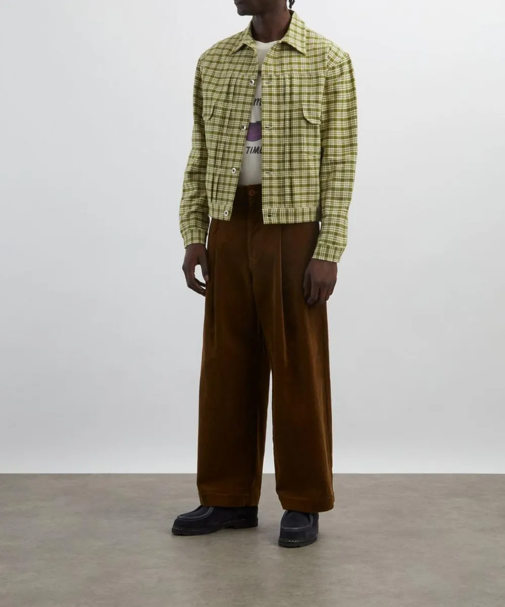 STORY mfg. Coats & Jackets^Tuesday Moss Check Heirloom Jacket